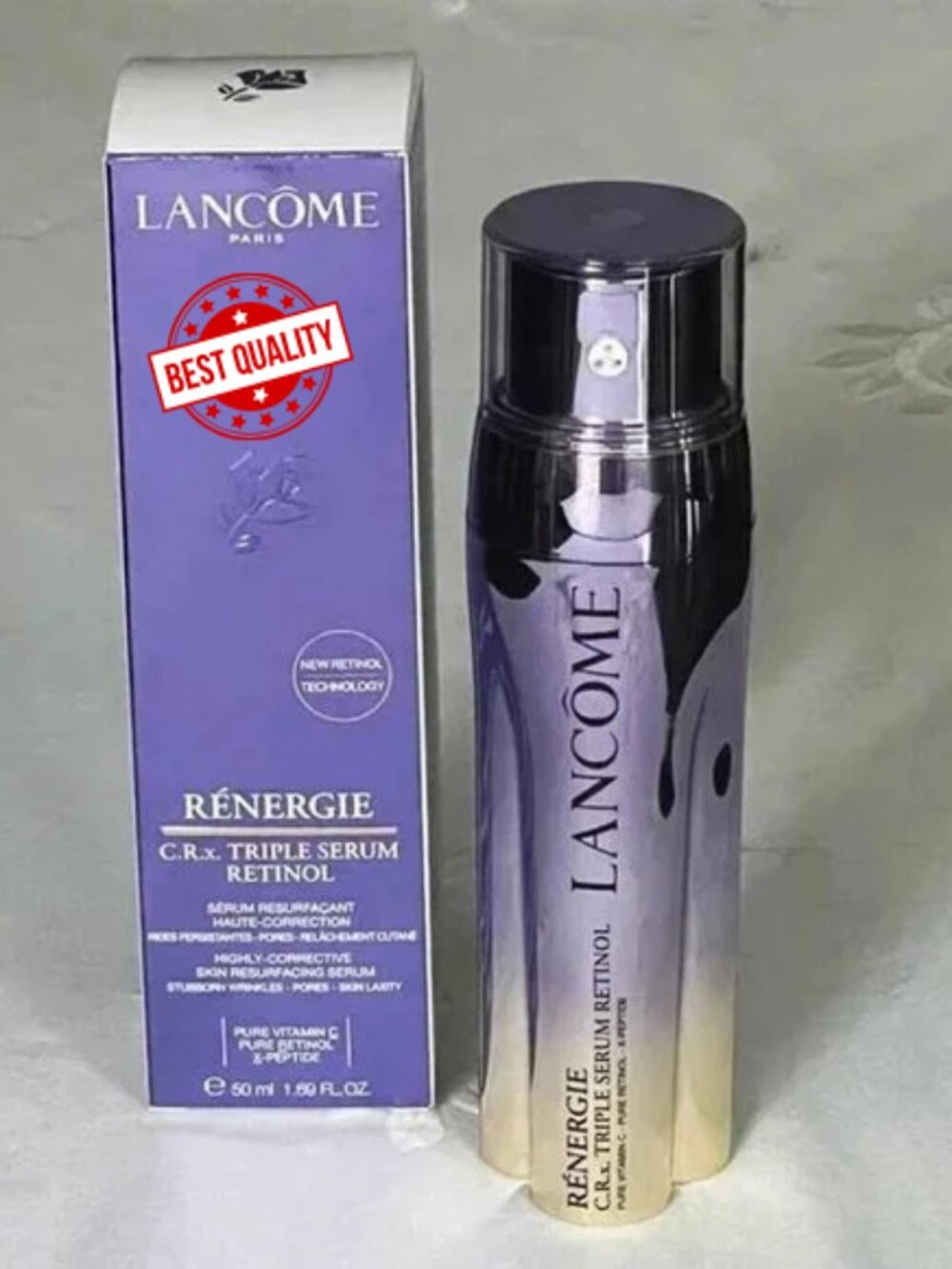 Lancôme Rénergie C.R.x Triple Serum Retinol Anti Aging Face Serum 50ml